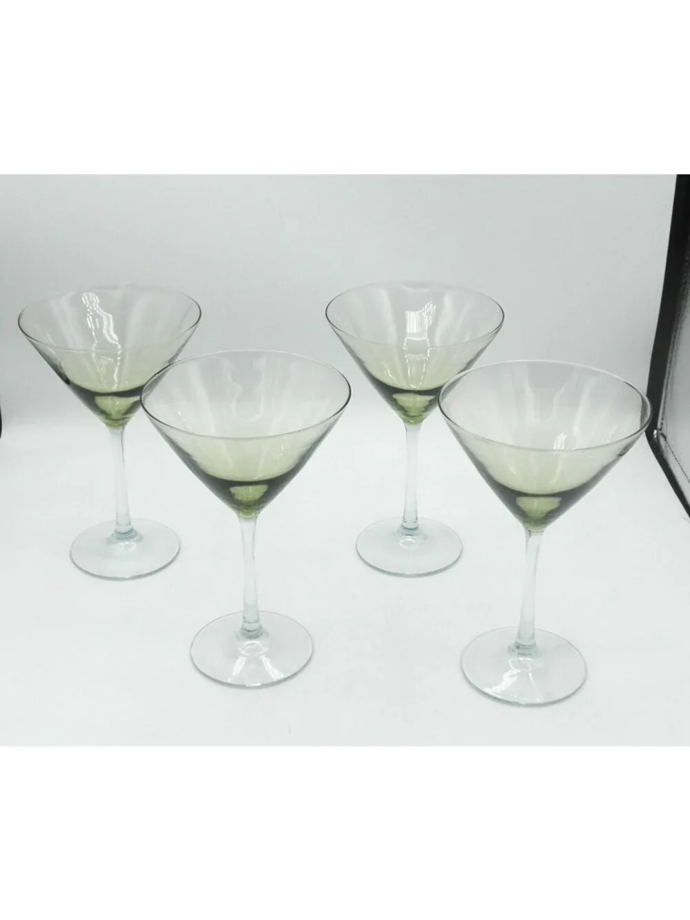 Pantiago Green by Pier 1 Imports Martini Glass Set of 4 Pattern Code: P1CPANG